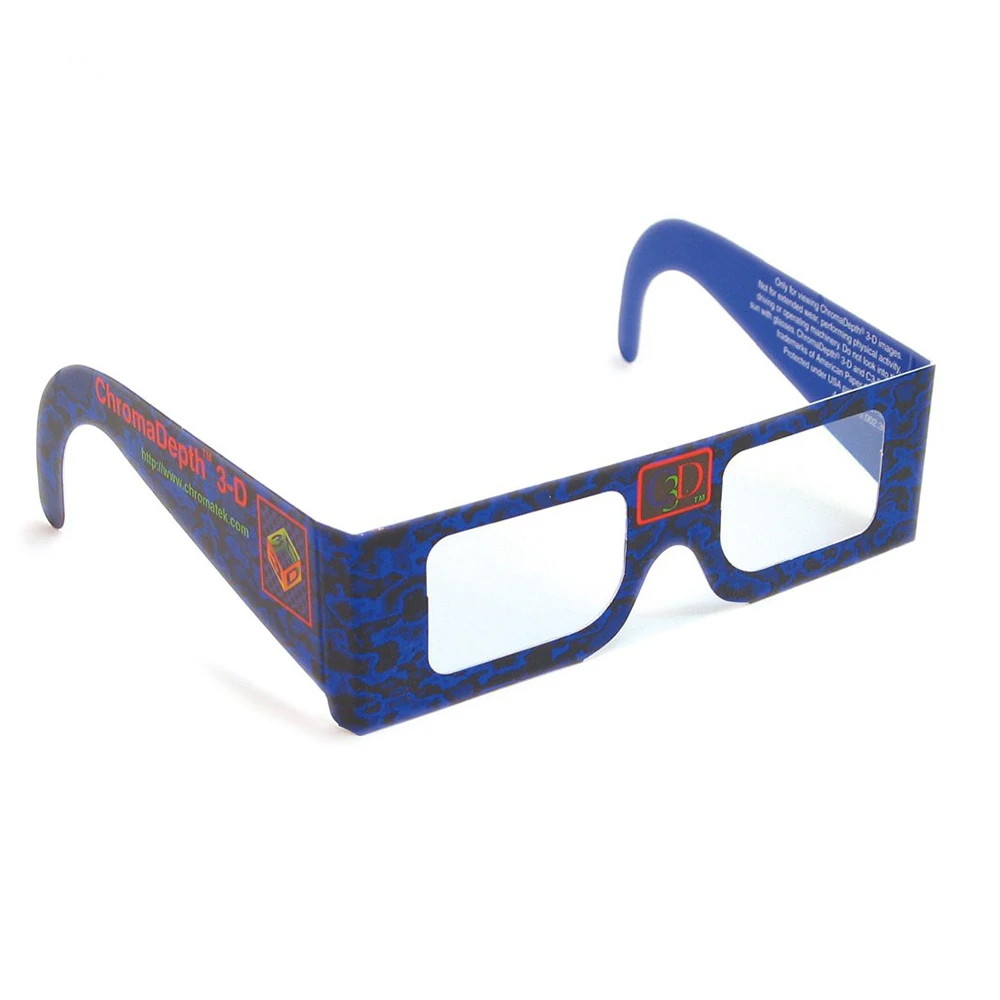 Chromadepth Cardboard 3D paper  Firework Diffraction Glasses