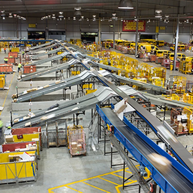 Колесный сортировщик конвейер системы Dws измерение веса Автоматическая сортировка