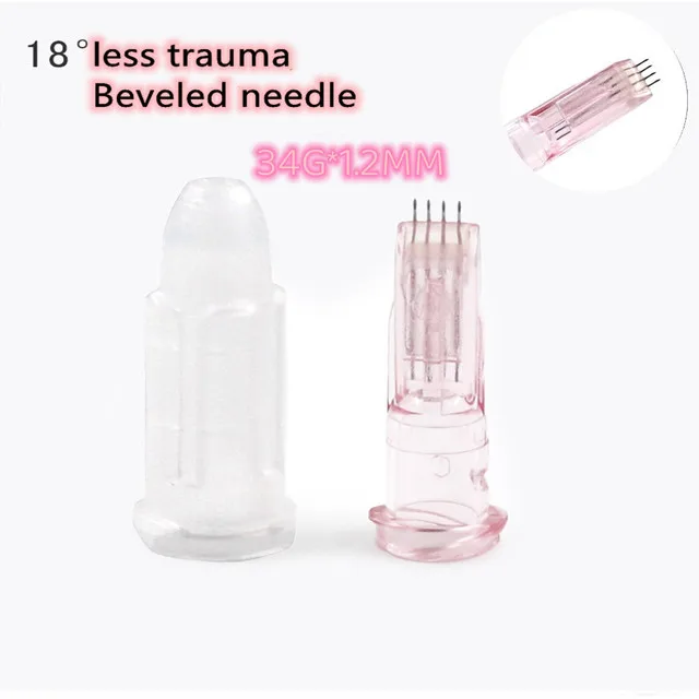 Crystal 4 Pin Multi Mesotherapy Needles For Hyaluronic Acid Dermal Filler Injections To Remove Wrinkles Needle