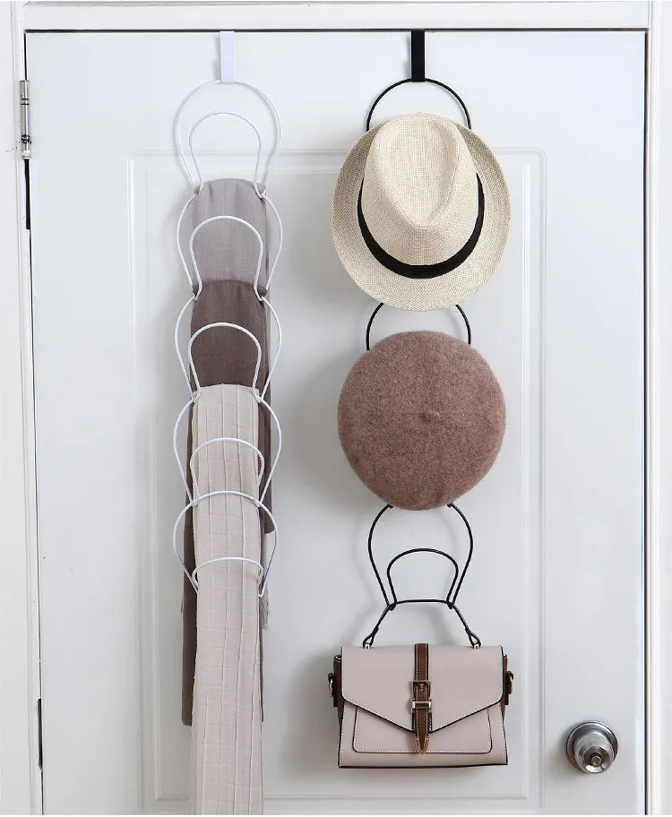 Creative Door Back Hat Storage Hook Cap Organizer Holder Rack