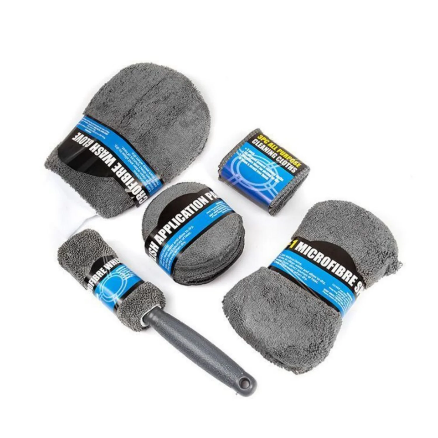 9PC Car Detailing Brush Set Auto Polishing Brush Professional Car Care Kit Car Wash Brush Kit For Interior Exterior Wheels