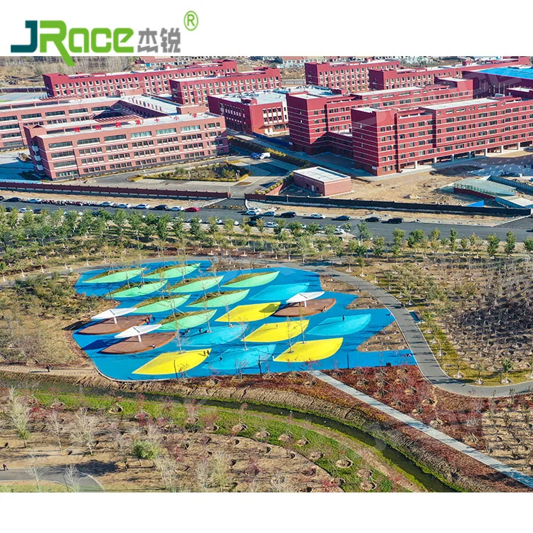 Elastic Children Playground Outdoor Floor Covering epdm Rubber Granule With PU Binder