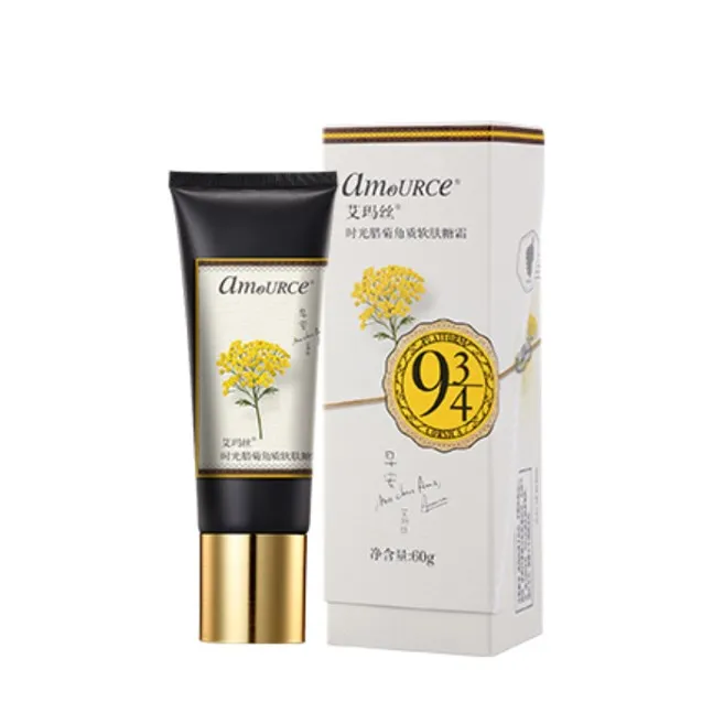 60g Amource Helichrysum Chamfer Mildly Deeply Cleansing Jelly Exfoliator Gel Cream For Face Whole Body