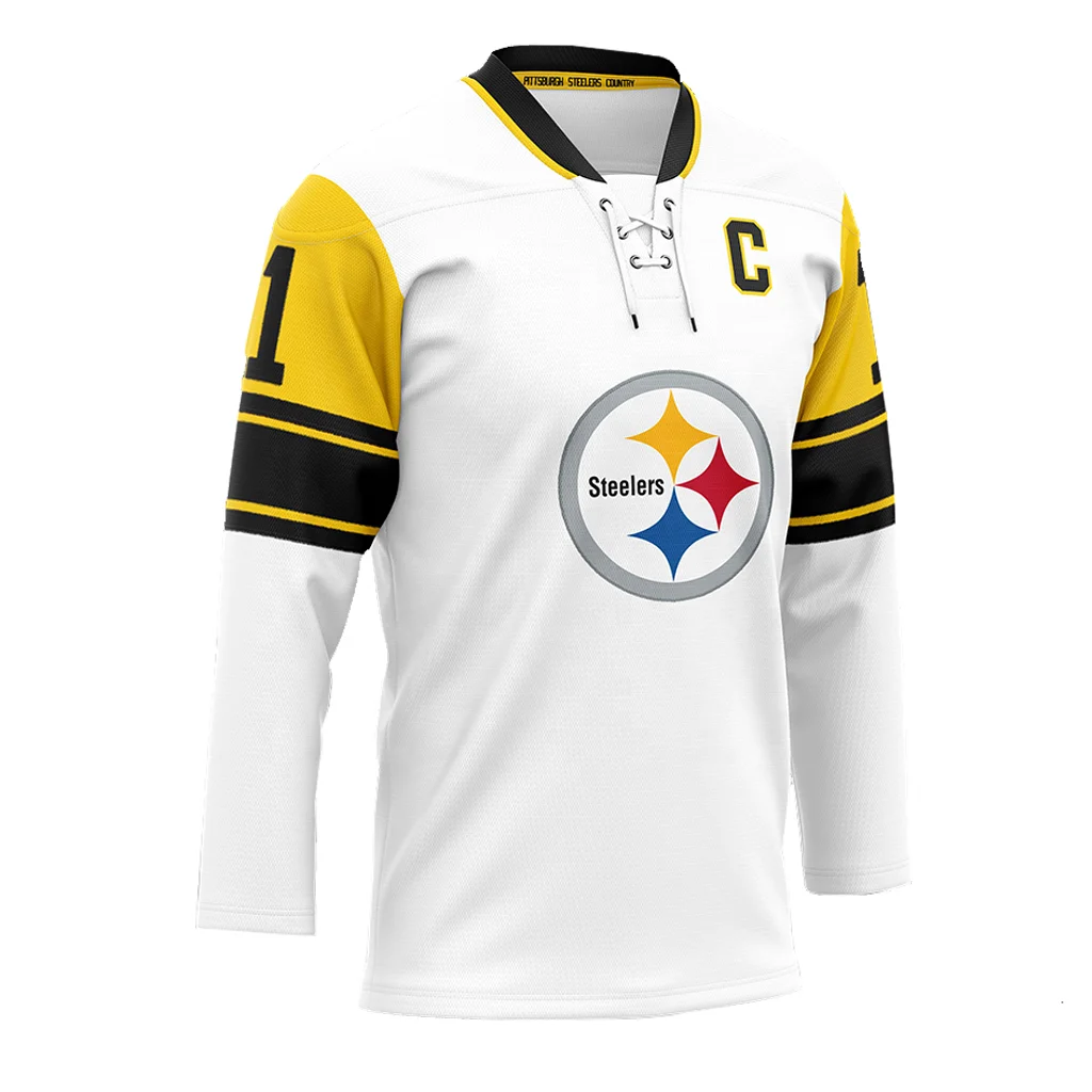 2023 Newest Sublimation Ice Hockey Uniform Ice Hockey Clothing Sublimated Ice Hockey Jerseys