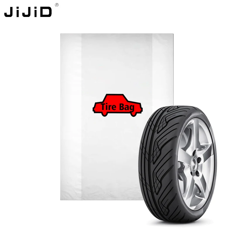 JiJiD Wheel Soft Cover Disposable Car Tire Cover Transparent Auto Tyre Dust Proof
