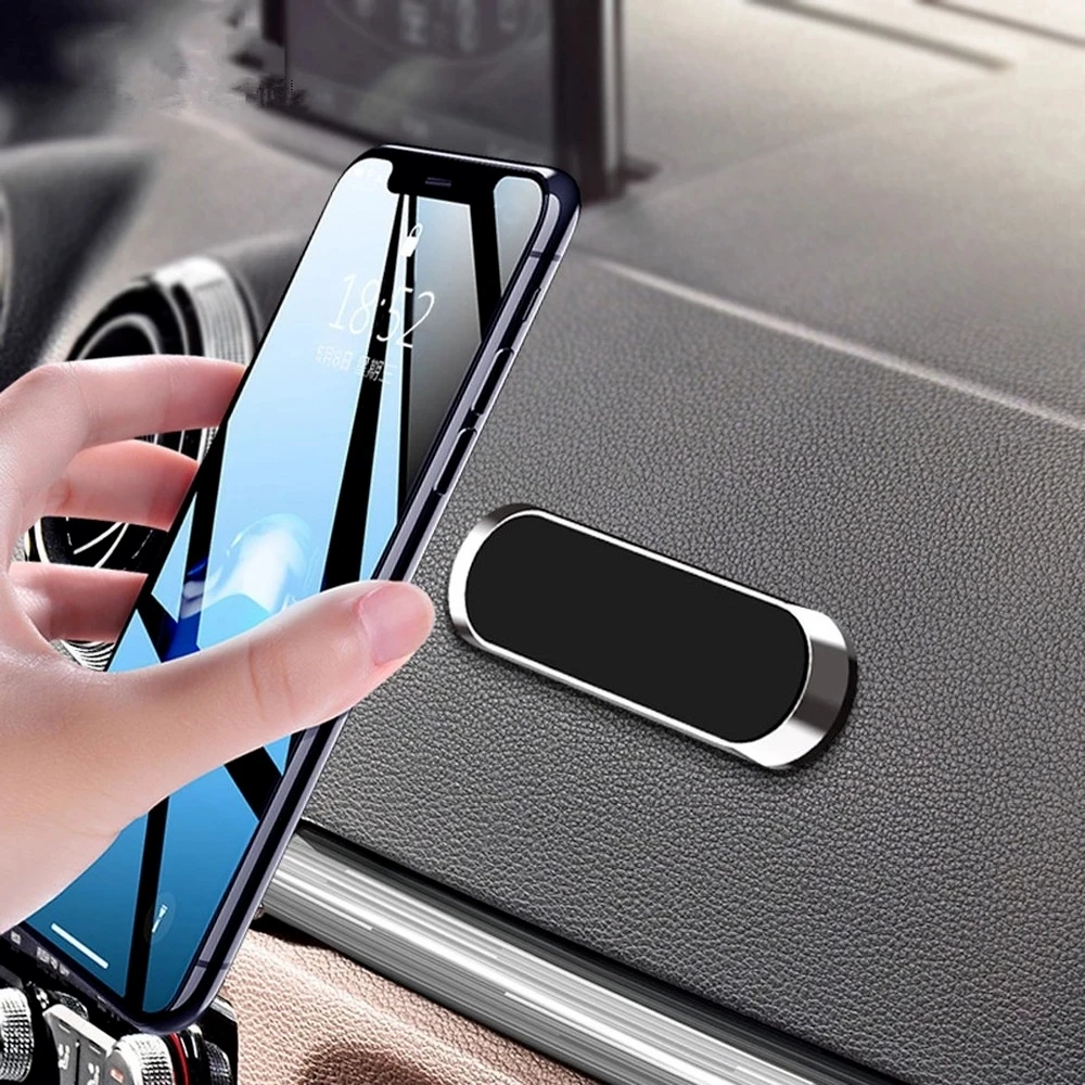 Universal Magnetic Car Phone Holder Stand Mini Multifunctional Magnet Wall Mount Bracket Cell Phone Holder