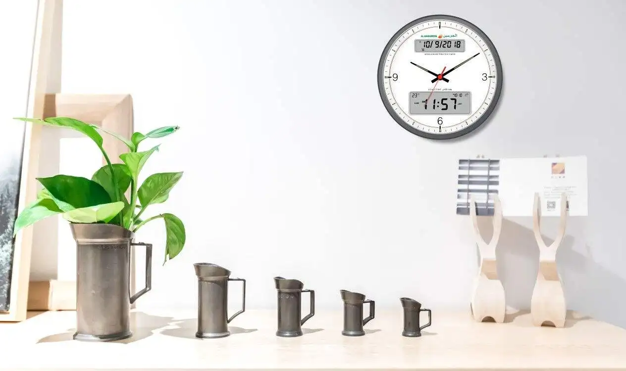 islamic Mosque Azan Clock Pray Time Quran Speaker with 18 Reciters Azan Quran Player Clock