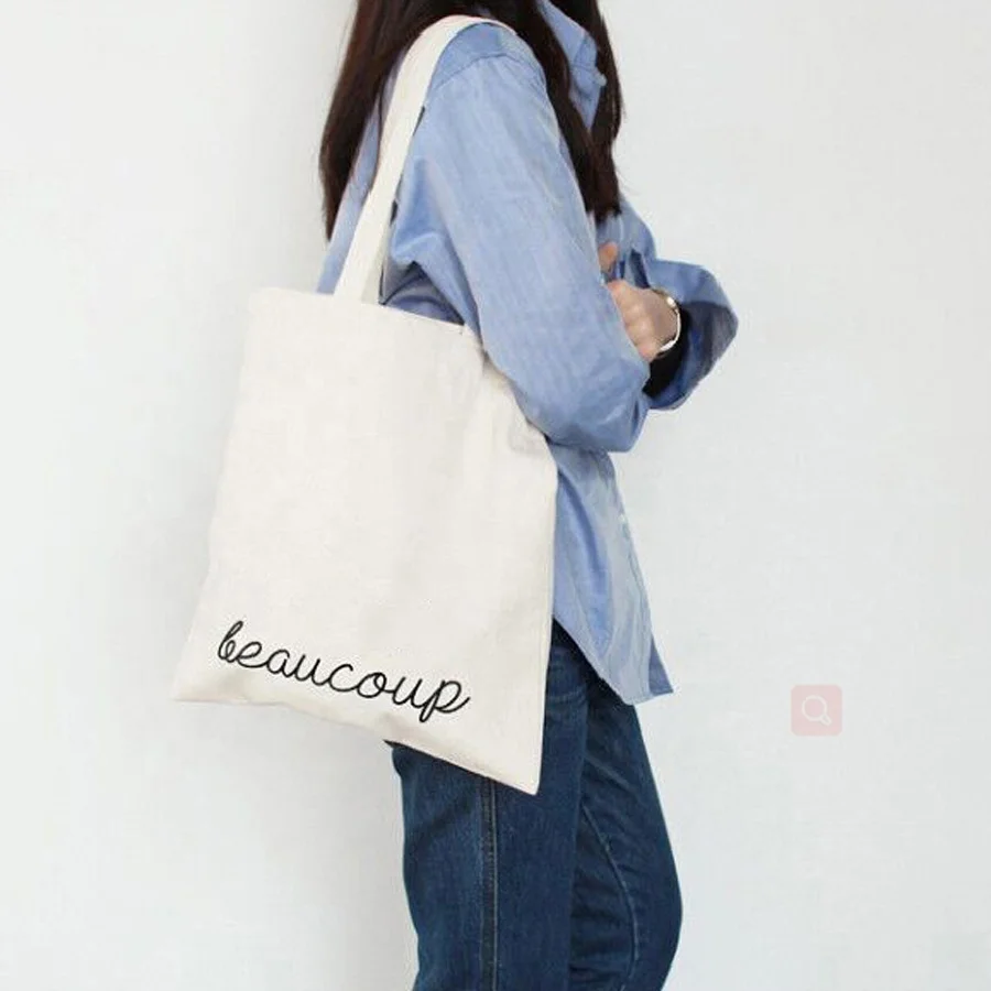 
Customized 100% Cotton Shopping Bag With Logo 