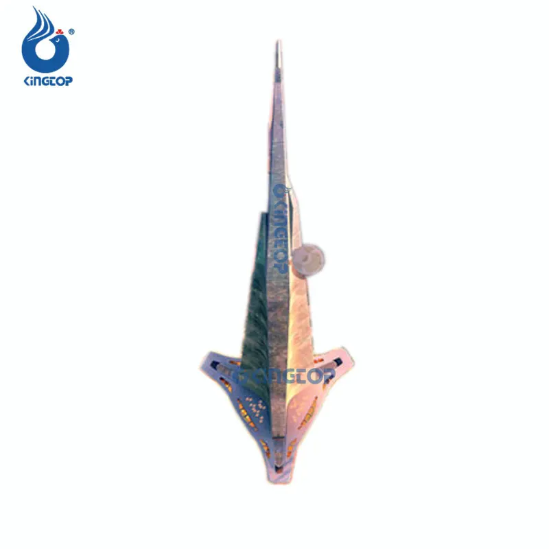 Custom Kingdom Tower Dubai Tallest Tower 3D Desktop Decoration Dubai World Renowned Architecture Jeddah Tower Creative Gift