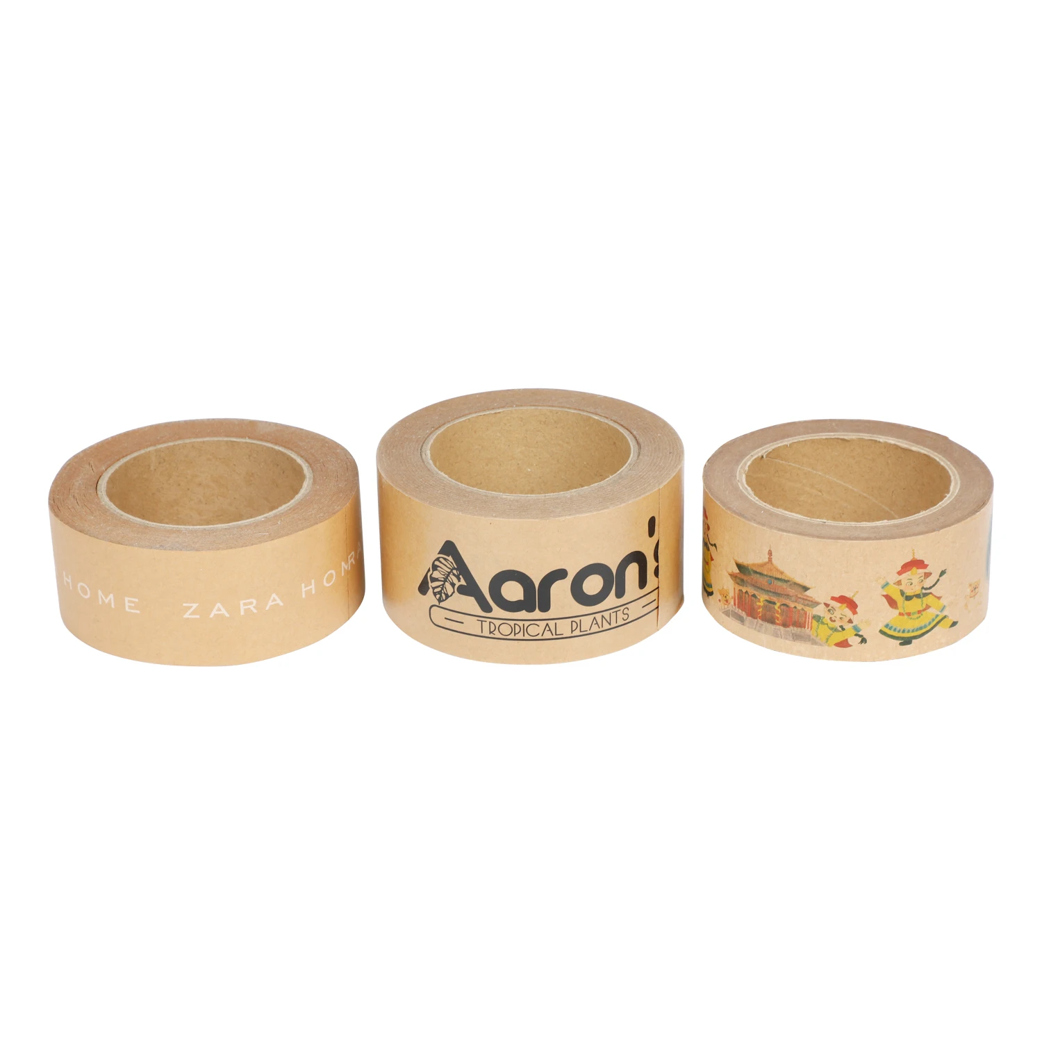Durect Sale Water Activated Reinforce Custom Printed Logo Eco Friendly Kraft Paper Gummed Tape
