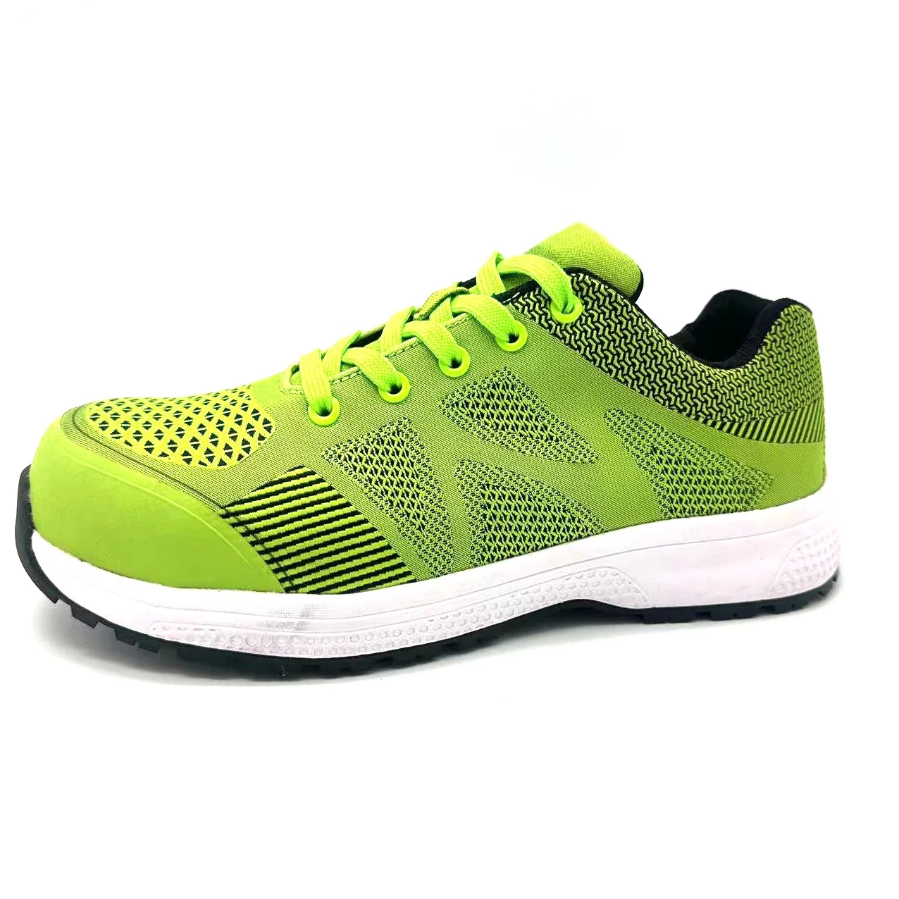 Unisex Low-Cut Lightweight Cement Safety Shoes with Steel Toe Anti-Slip Stretch Fabric Upper for Spring Summer Autumn