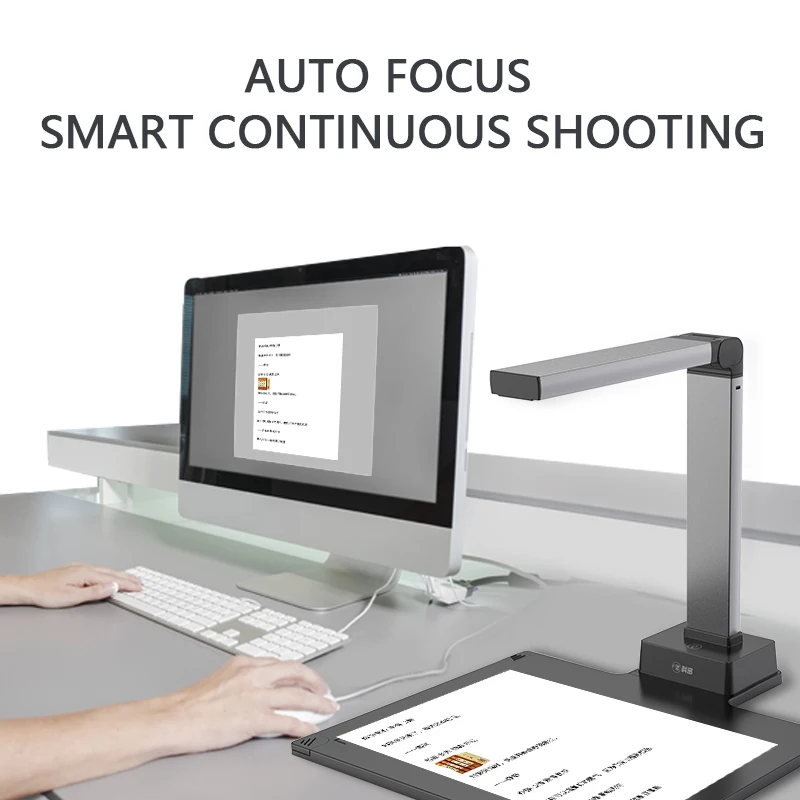 High resolution 13MP A3 A4 Document scanner  Ocr book scanner Visualizer document camera GP1300AF-3SU