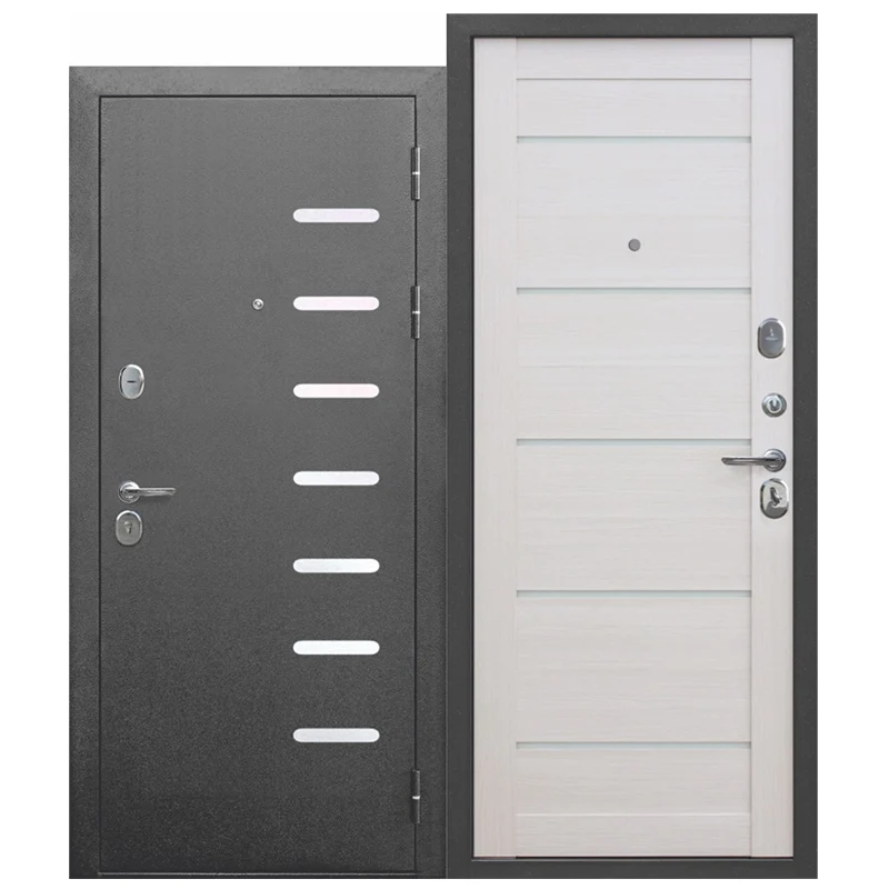 Custom Size Entry Door Decorative Metal Steel Interior Security Screen Armored Door For Home