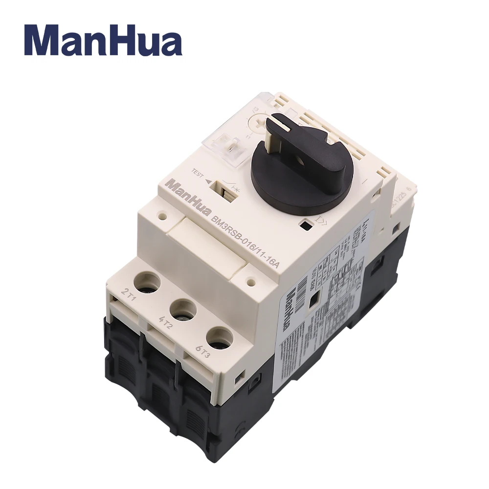 ManHua Din Rail 3P GV2-PM Series защита электрического двигателя автоматический выключатель