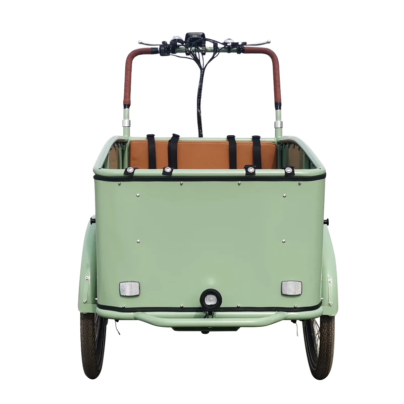 New Design Wholesale Front Loading Family Long Tail mid drive Cargo E Bike Cargo Bike For Sale Bakfiets