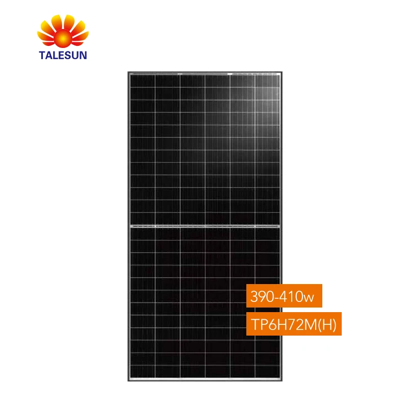 Half cell panel solar talesun 390w 395w 400w 12v solar panel mono half cell 4BB 8BB solar module