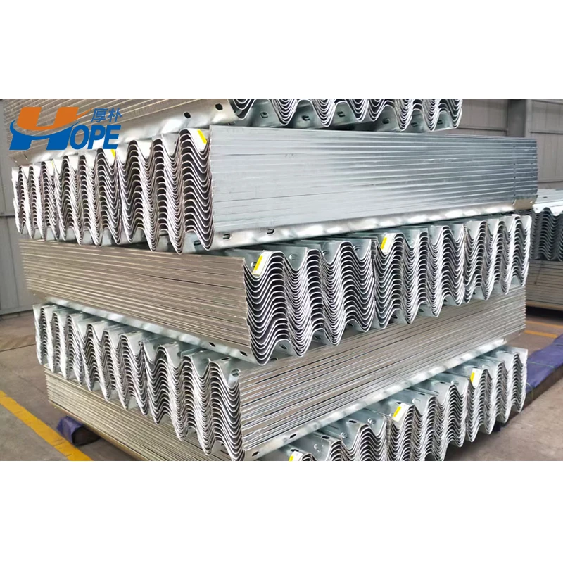 Cast Iron Heavy Guardrail Manufacturers Steel Structure Two Waves Highway Guardrail Customized w-beams Road Safety Barrier
