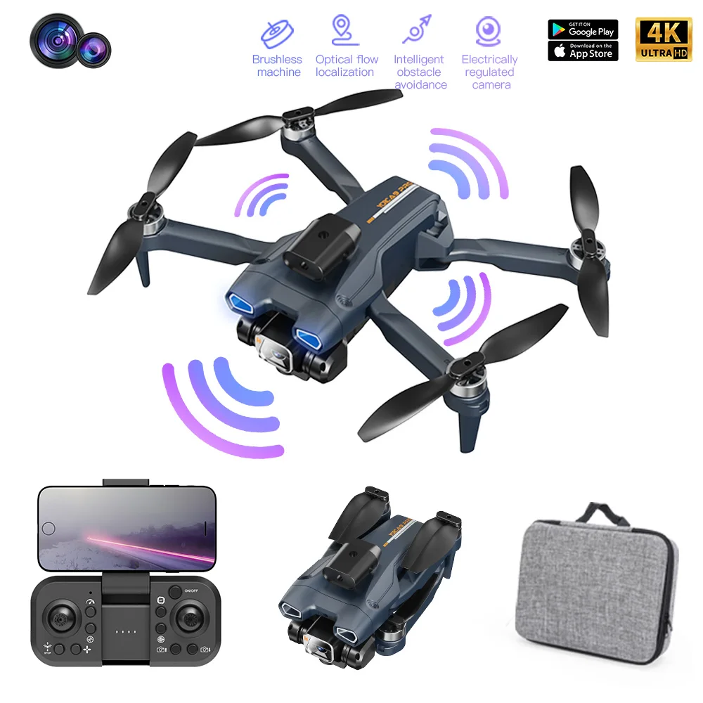 New A9 PRO 8K Drone 5G WIFI FPV 4K HD Camera Helicopter Brushless Foldable Obstacle Avoidance RC Quadcopter A9 pro drone