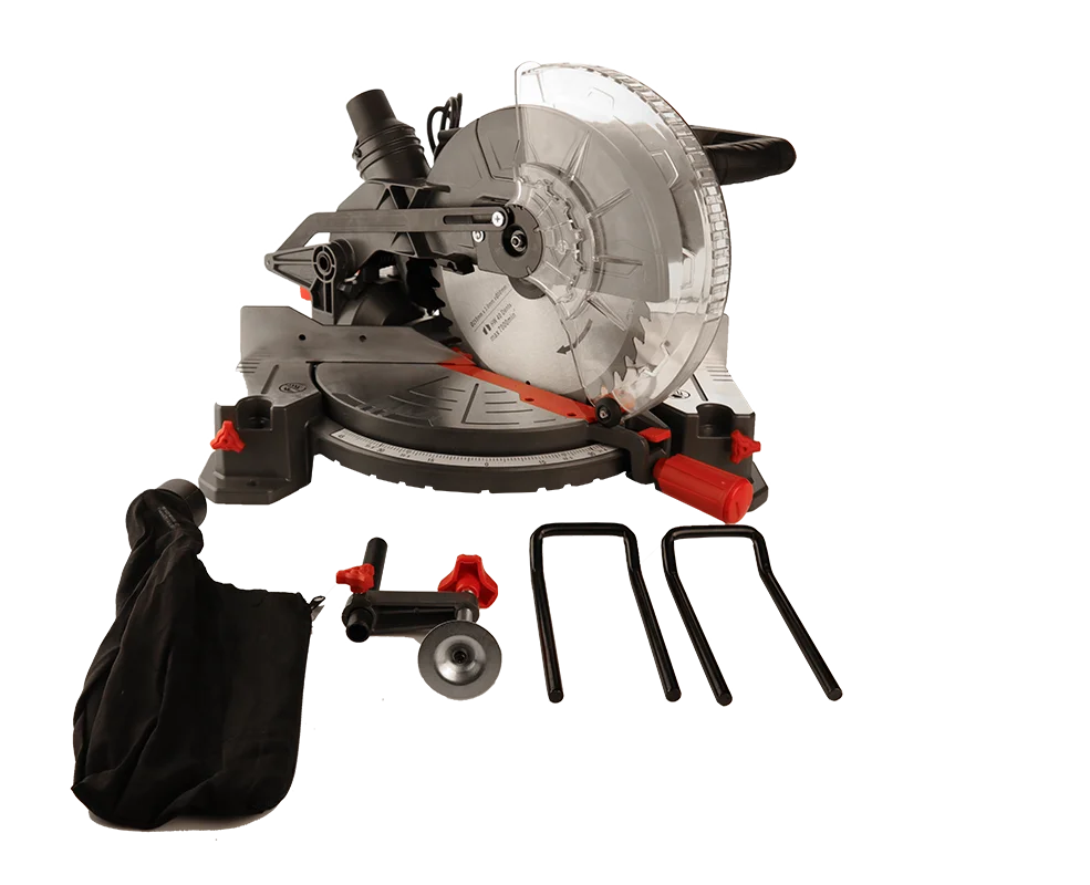 HESSENPRO HMS255 1800 Вт 255 мм Торцовочная пила торцовочная с двойным торцом для дерева