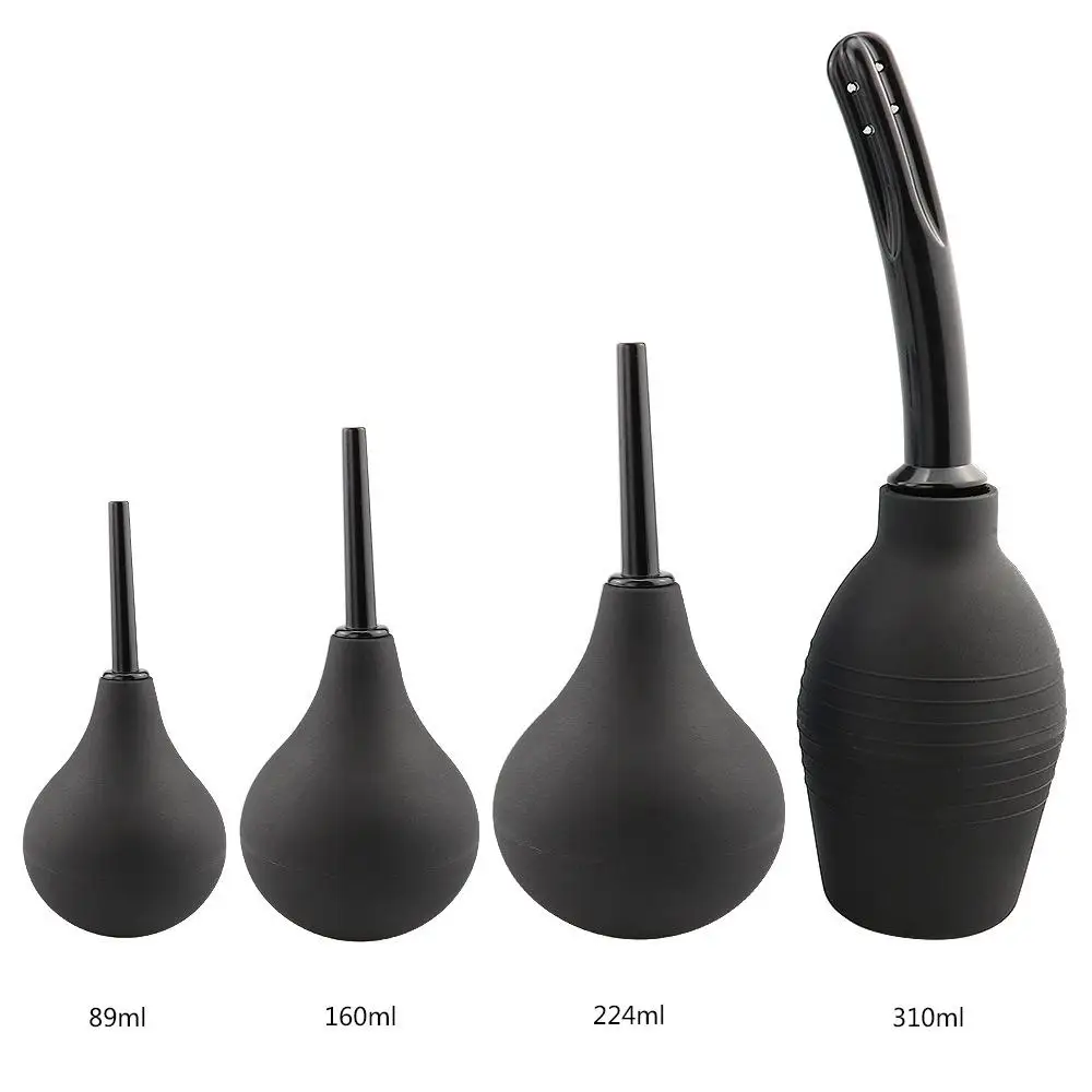 Vaginal Douche Rectal Syringe Stream Anal Silicone Douche Enema Colon Cleaning Guy Anal Cleaner Toys For Men
