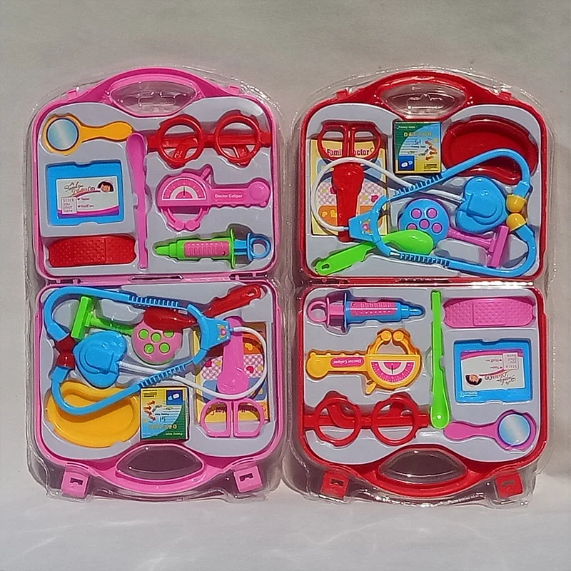 Игрушки для детей, девочка, мальчик, дети, ролевые игры, докторские игрушки, красный медицинский набор, стоматологический медицинский бокс, наборы, тканевый пакет, упаковочные игры