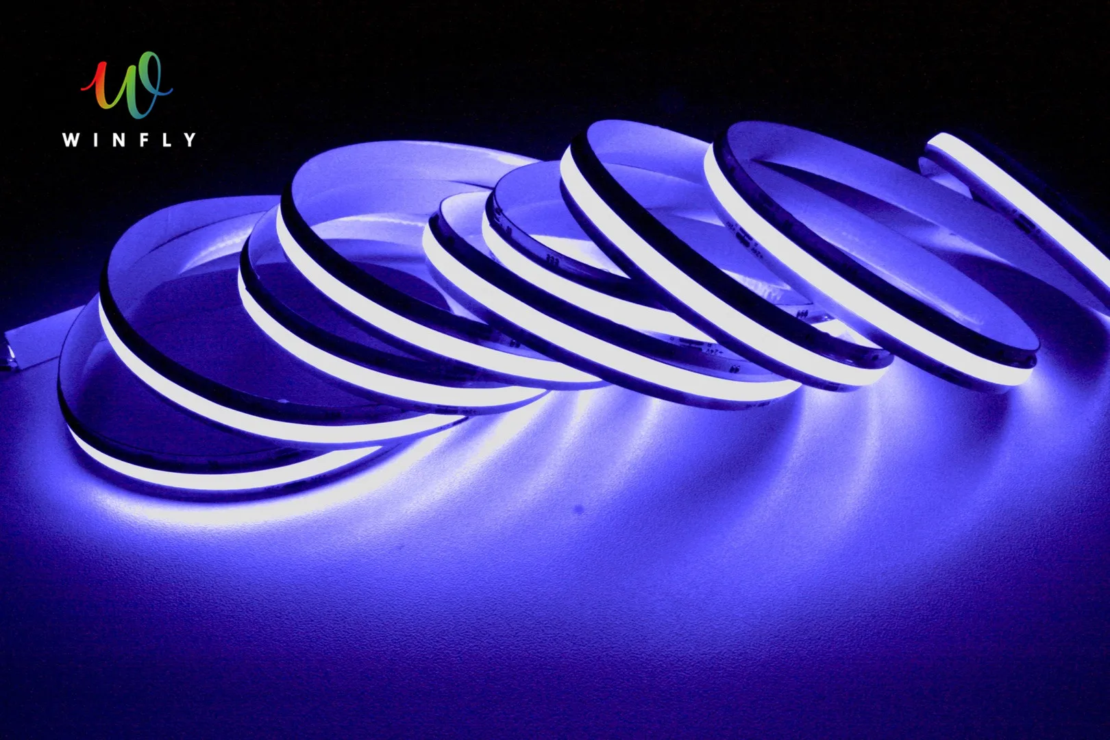 
High Quality Price Search Lights COB Rgb Led Strip Set 24V 5M Neon Led Strip Factory For Sale Blue Yellow Flexible lights 