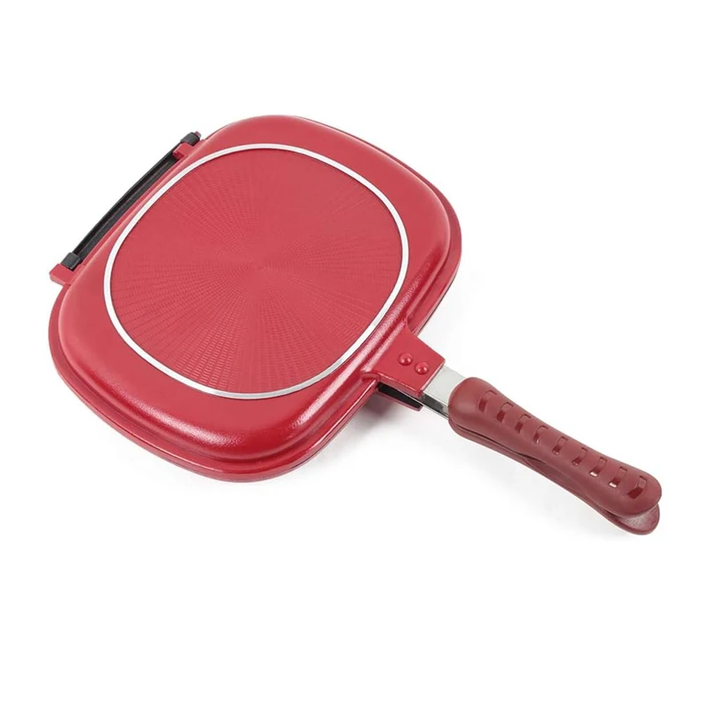 Multi-functional Double Side Frying Pan Kitchen Cookware Non-stick Cast Aluminum Grill Pan