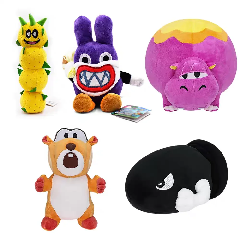 Wholesale Newest 14cm PP cotton Hot Game bullet bill plush toys for decoration