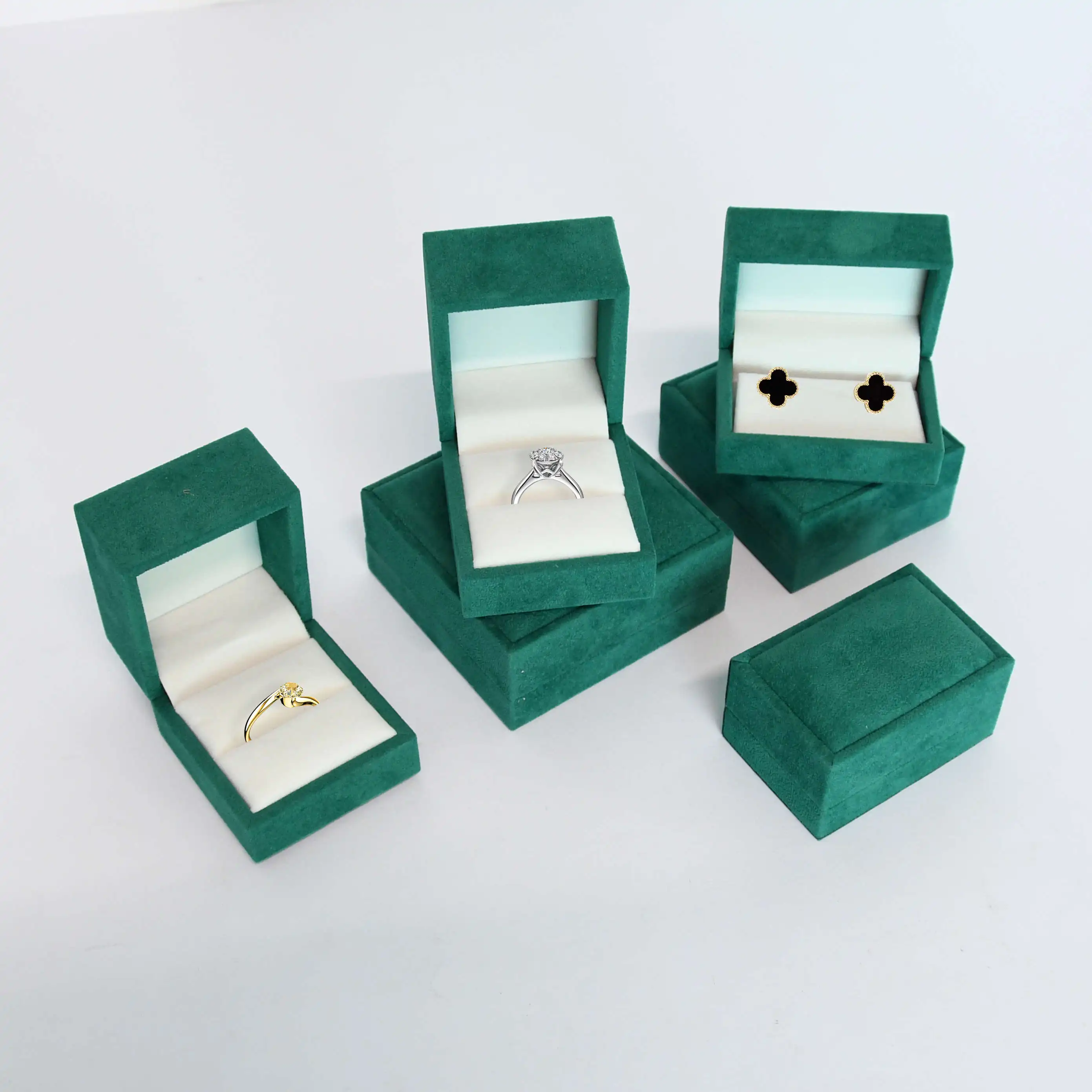 Ring White Lamp Luxury With Lights Bulb Packaging Wholesale Grey Bangle Bracelet Earring Jewelry Light Led Jewelry Jewellery Box