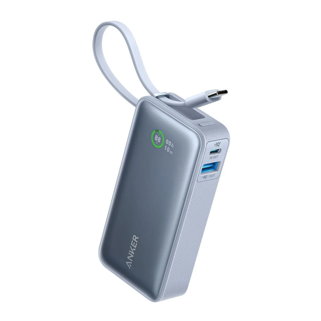 Anker power bank с кабелем 10000 мАч модель A1259