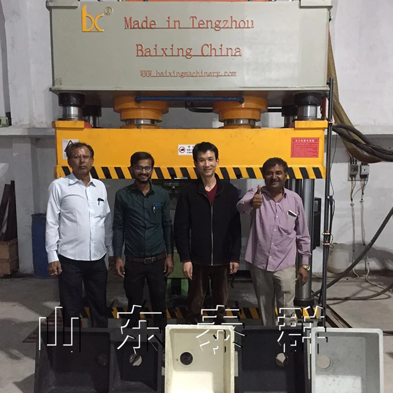 BMC sink forming hydraulic press,630 ton four-column hydraulic press