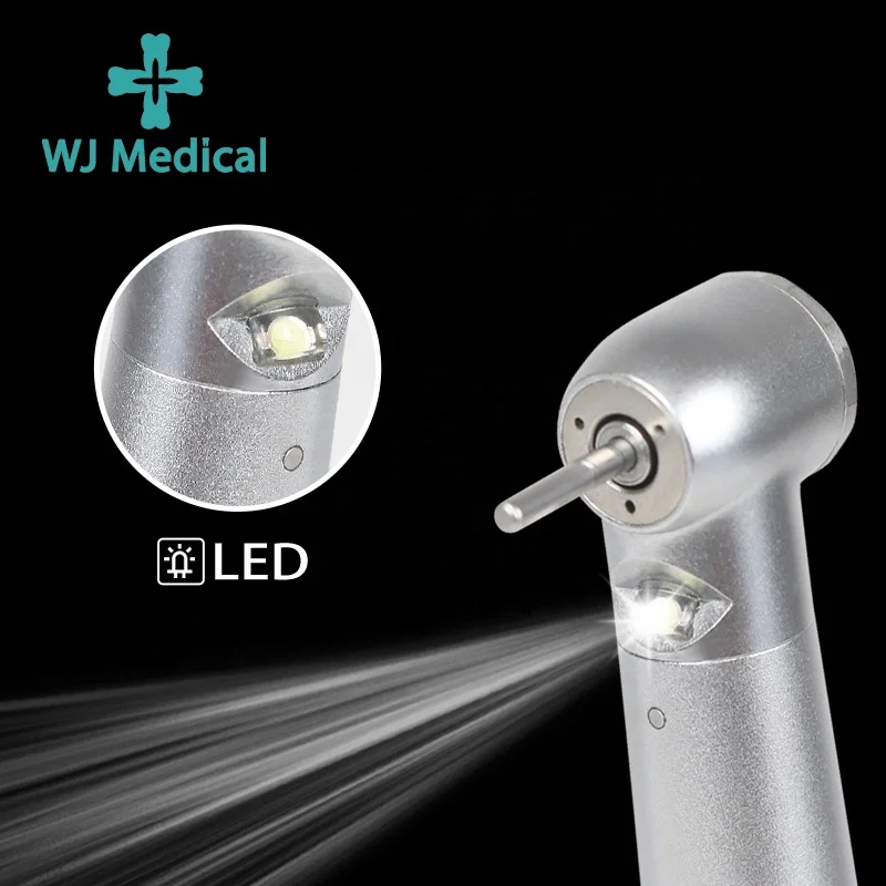 Dental Equipments 2/4 Holes Standard/Super Torque Head Air Turbine Self-Power LED E-type Deantal High Speed Handpiece