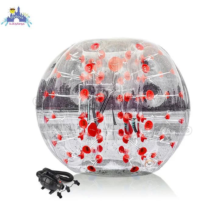 christmas village with bumper car and hot air ball gonflable commercial gonflable body bumper ball for adult