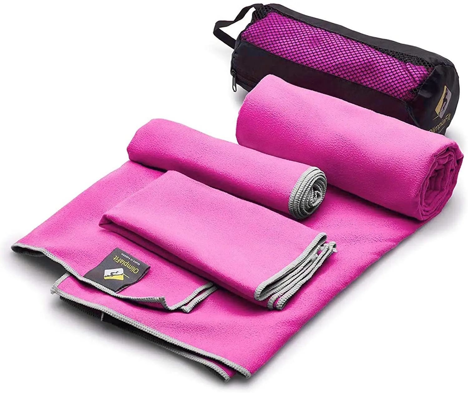 Camping Travel Towel - Ultra Soft Compact Quick Dry Microfiber Fast Drying Fitness Beach Hiking Yoga Travel