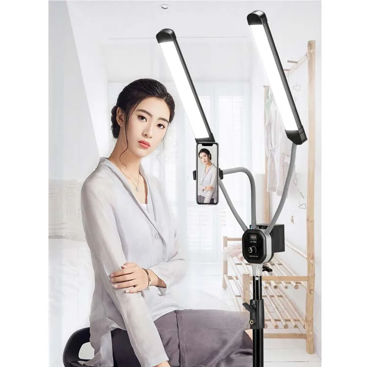 Татуировки макияж кольцо двойной 2 Arm с заполняющим светом glamcor лампа Led прямые трансляции селфи кольцо света для студийной фотосъемки