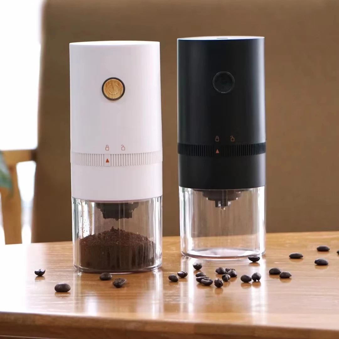 Автоматическое Равномерное измельчение кофейных зерен для капельного эспрессо наливаемого на портативную электрическую кофемолку