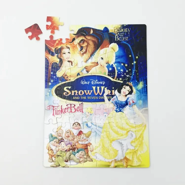 Головоломка 2d для взрослых мультяшная карта Diy Toy Kids Style Paper A5 сублимационная пустая бумага