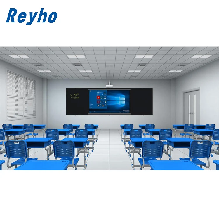 Multi Finger 86 100 inch LED Writing Blackboard IR interactive whiteboard all in one magnetic chalkboard