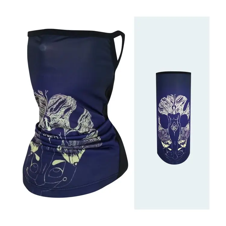 Wholesale Dust And Sun Protection 95% Polyester 5% Spandex Polyester Personalized Bandana