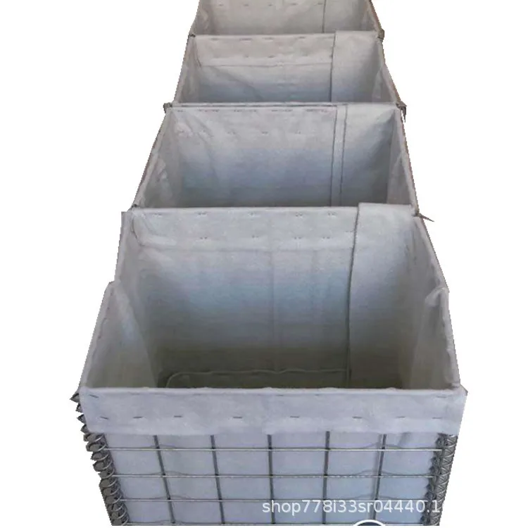 High Quality Square Hole Welded Gabion Box Explosion-Proof Defensive Sand Wall Hesco Barrier Fence Security Bastion