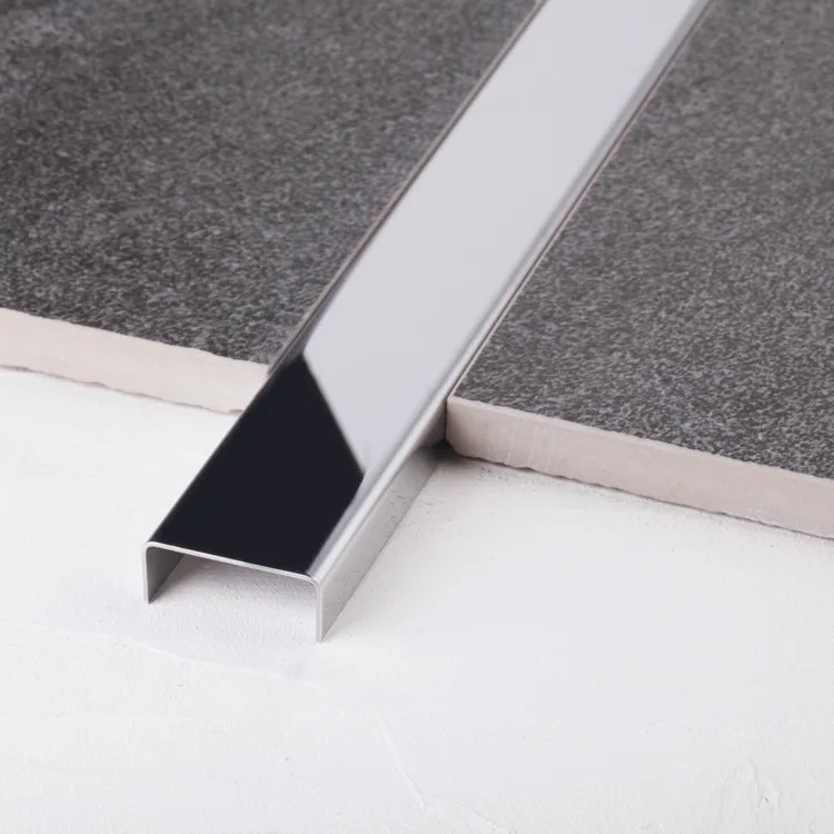 
Decorative Profile OEM Logo Customized Factory Price Aluminum Tile Trim For Floor Free Sample 