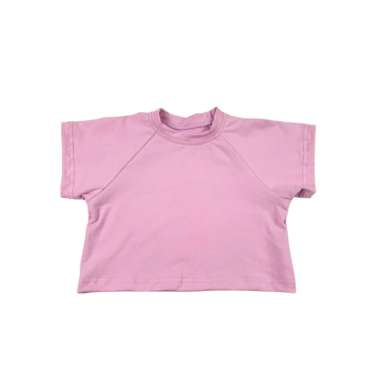 Factory custom Logo Toddler knitted cotton T-shirt Big Bro Neutral Infant boys girls cute casual tee Kid Clothing