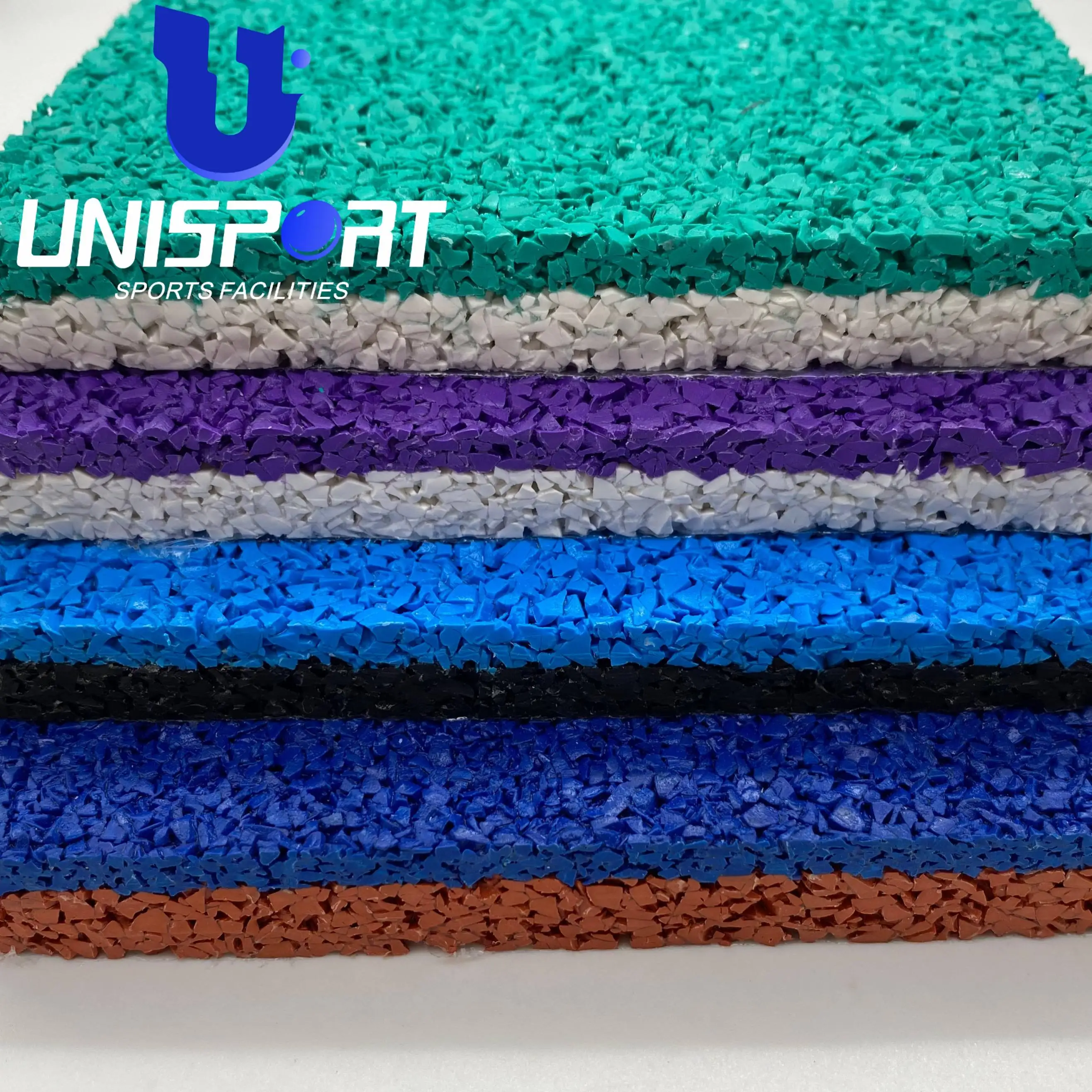 Unisport Hot Product Factory Price Colorful Rubber Epdm For Playground Running Track School Custom 2023