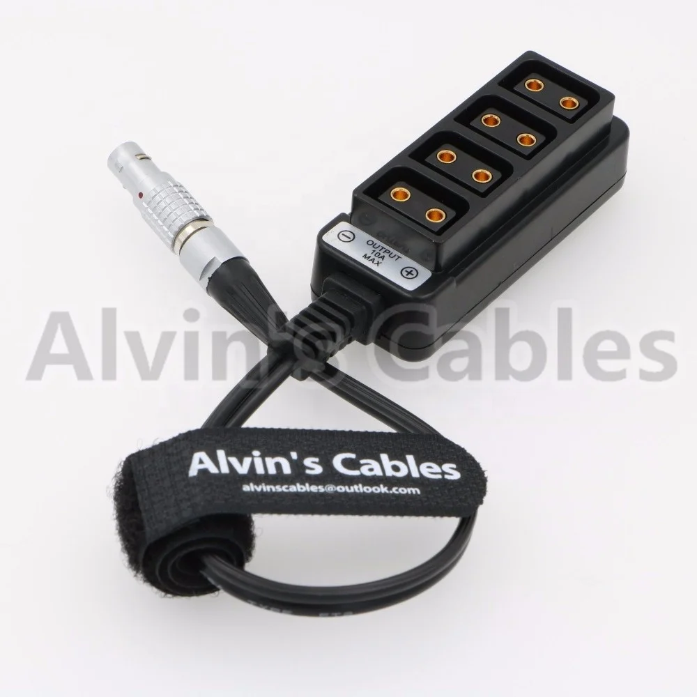 
2 Pin to 4 Port Female D-Tap Splitter RED DSMC2 Jetpack RTmotion Sidekick 