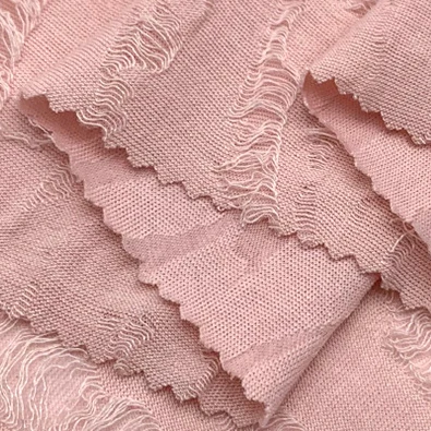 Elastic knitted perforated  fabric hollowed out TR fashion shirt fabric for spring and summer Clothes & Pants