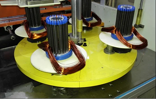 Станок для обмотки Bldc motor stack с 3 рабочими