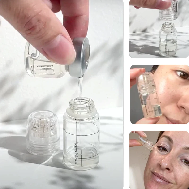 Smoothing Brightening Hyaluronic Acid Mesotherapy Ampoule Serum Micro Infusion Serum Microneedling Stamp Serum
