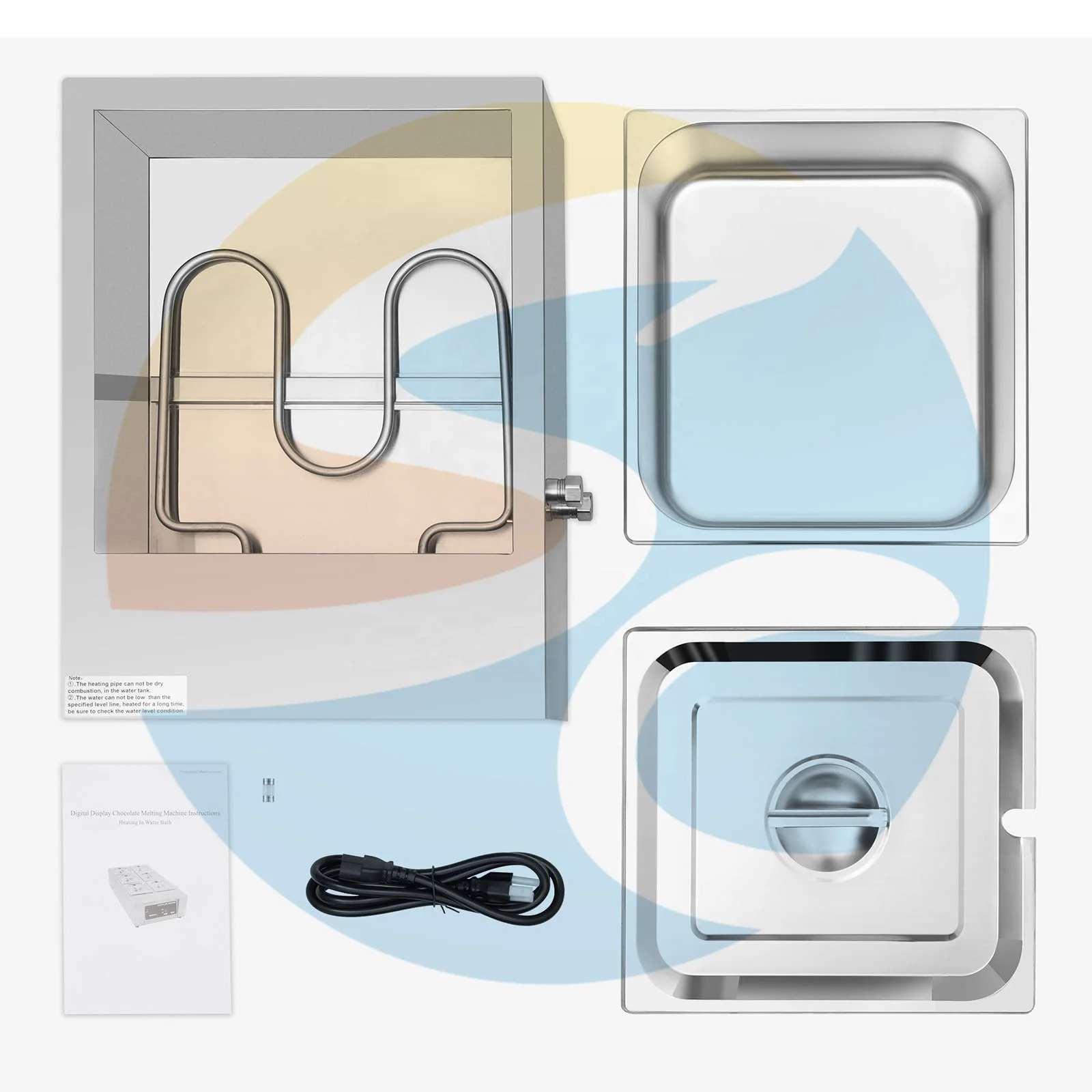 Digital Control Electric Chocolate Melting Single Bowl Electric Chocolate Melting Pot Thermostat Chocolate Warmer Machine