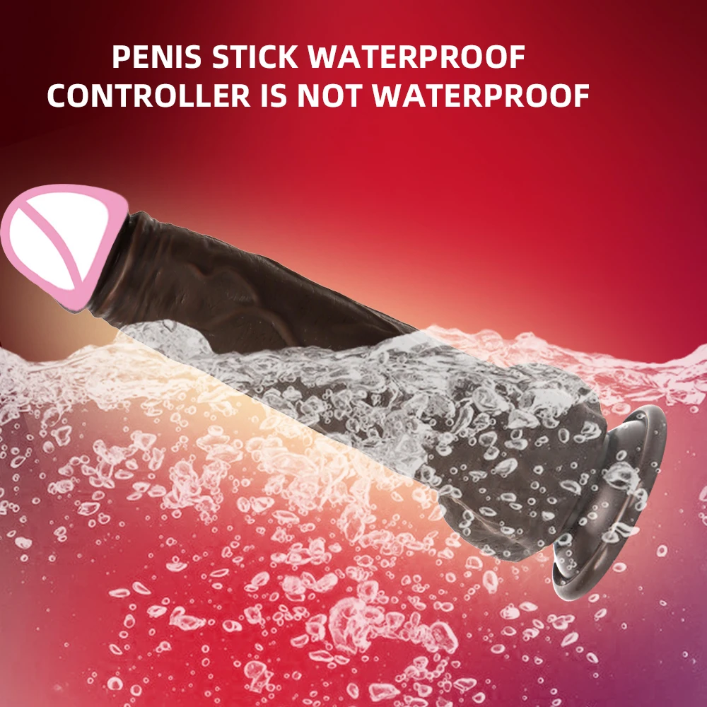 Realistic Remote Control Female Artificial Rubber Penis Penis Dildo Vibrator Woman Sex Toys Dildo