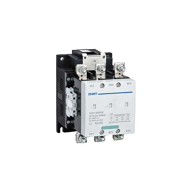 chint ac contactor CJX1-140/22 220V 110V~380V for remote circuit connection and disconnection  ac vacuum contactor